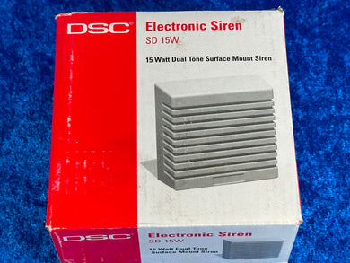 NEW! DSC SD-15W SD 15W-ULF Indoor New Alarm System Siren Wired Dual Tone