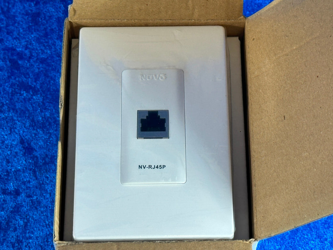 NEW! Nuvo RJ45 Connection Plate NV-RJ45P-DC for NV-RIPS - Whole House Audio