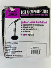 Load image into Gallery viewer, NEW! On Stage Stands Quik-Release Desk Microphone Stand (DS7200QRB)