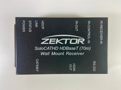 NEW! Zektor SoloCAT HDL SoloCATHD HDBaseT 70m Wall Mount Receiver