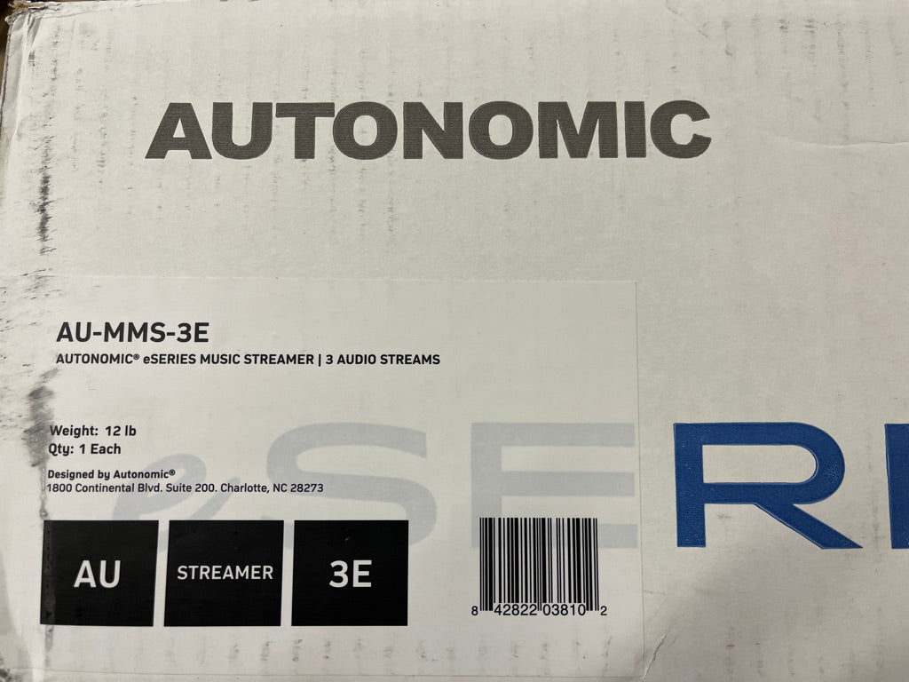 MINT! Autonomic AU-MMS-3E SnapAV / SnapOne 3 Audio Stream Media Streamer