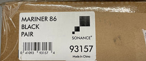 NEW! Sonance Mariner 86 Pair Large Outdoor 8" Speakers - Black