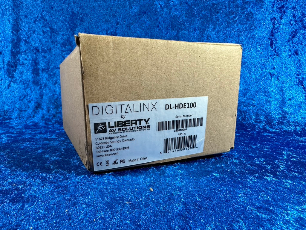 NEW! Liberty Wire & Cable DL-HDE100	DL-HDE100 DigitaLinx HDMI HDBaseT Ethernet