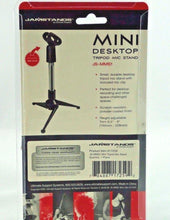 Load image into Gallery viewer, NEW - Ultimate Support JamStands Mini Desktop Mic Tripod Stand w/ Clip JS-MMS1