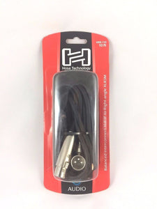NEW! Hosa XRR-110 Cable XLR Female to Right Angled XLR Male 10ft