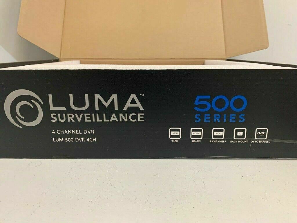 NEW! Luma LUM-500-DVR-4CH 4 Channel DVR