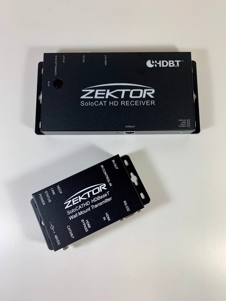 NEW! Zektor Solocat HD HDBaseT HDMI Extender Set Balun - 15x Quantity Bulk Lot!