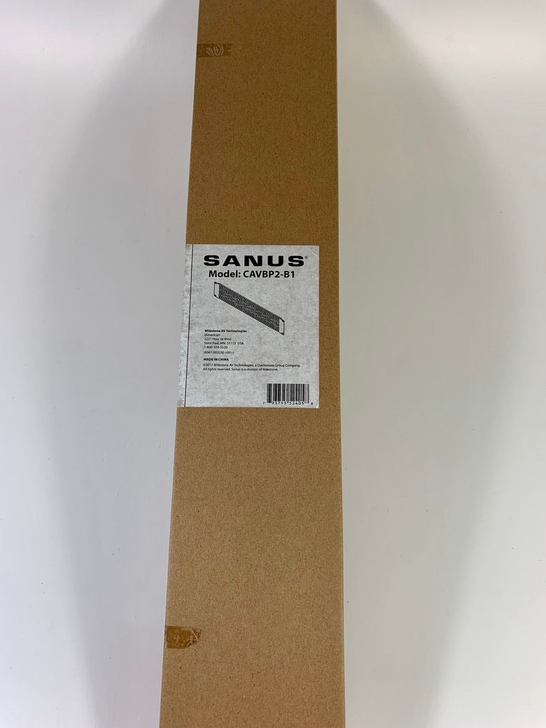 NEW! Sanus CAVBP2-B1 Double rack space vented blanking panel