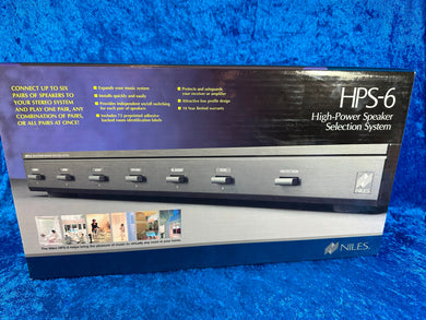 NEW! Niles HPS-6 Speaker Selector - Brand New in Box!