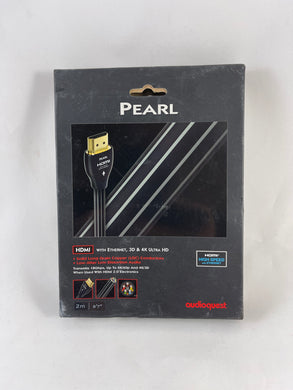 NEW! Audioquest Pearl HDMI 4k Ultra High Definition Cable 2 Meters 2m - 6 Feet