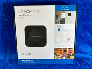 NEW! LaunchPort Wallstation High-Speed Black Charger Multiple Device Support