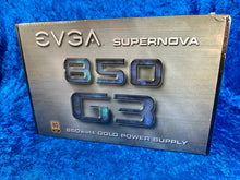Load image into Gallery viewer, NEW! SuperNova 850 G3 EVGA 850W PSU Efficient, Modular Power Supply