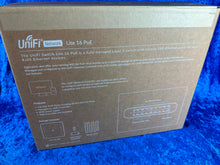 Load image into Gallery viewer, NEW! Ubiquiti UniFi Switch USW-Lite-16-PoE Gigabit Switch 8 PoE+ 802.3at Ports