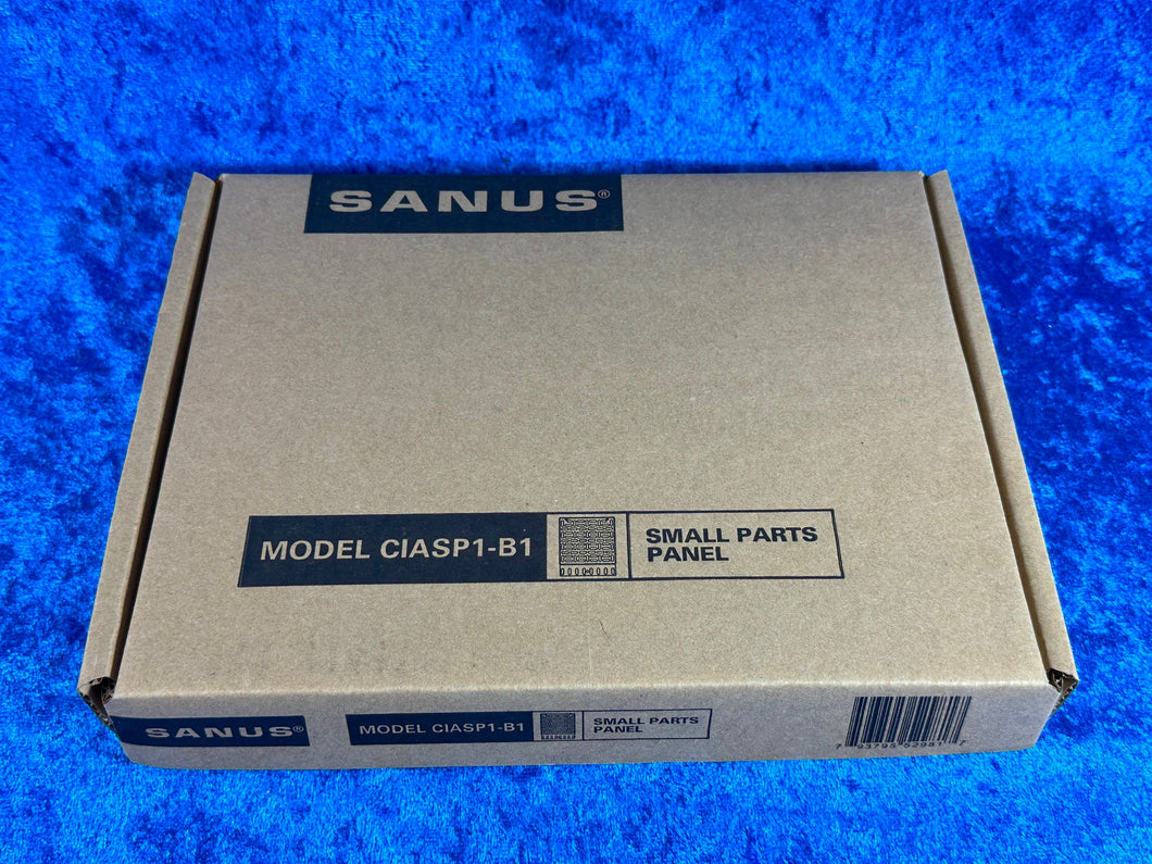 NEW! Sanus Systems CIASP1-B1 Small Parts Panel (excellent for mounting Apple TV)