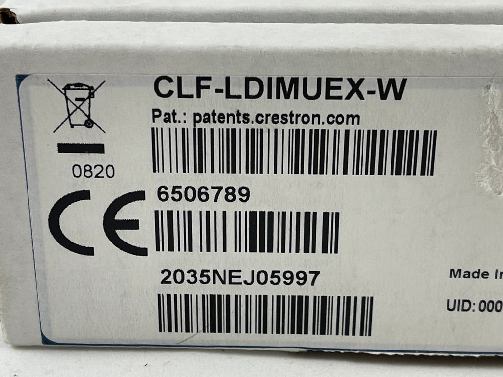 NEW! Crestron CLF-LDIMUEX-W - Wireless Lamp Dimmer, 120v, White