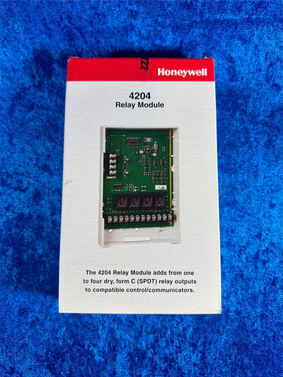 NEW! Honeywell 4204 Relay Module New Sealed Box - Add 1 to 4 Relay Out ...