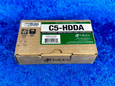 NEW! Niles C5-HDDA CAT-5 Component Video & Digital Audio Transformer Gold-Plated