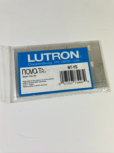 NEW! Lutron Nova T Blank Wallplate Yokes - Lot of 6 (NT-YS)