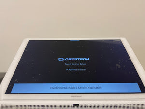 MINT! Crestron TS-1070-W-S 10.1 inch Tabletop Touch Screen / Panel White Smooth