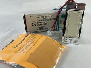 NEW! Crestron CLW-SWEX-230-P-A-S Cameo Infinet EX 230V Switch Almond Smooth