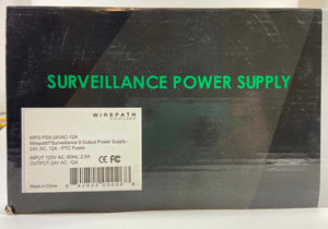 NEW! WirePath WPS-PS9-24VAC-12A Surveillance 9 Output Power Supply