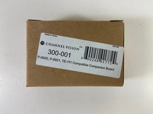 NEW! Channel Vision 300-001 Compatible Companion Board P-0920, P-0921, TE-111