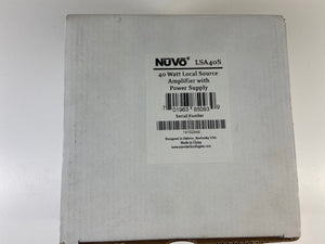 MINT! NuVo LSA40S 40 Watt Local Source Amplifier In-wall Installation