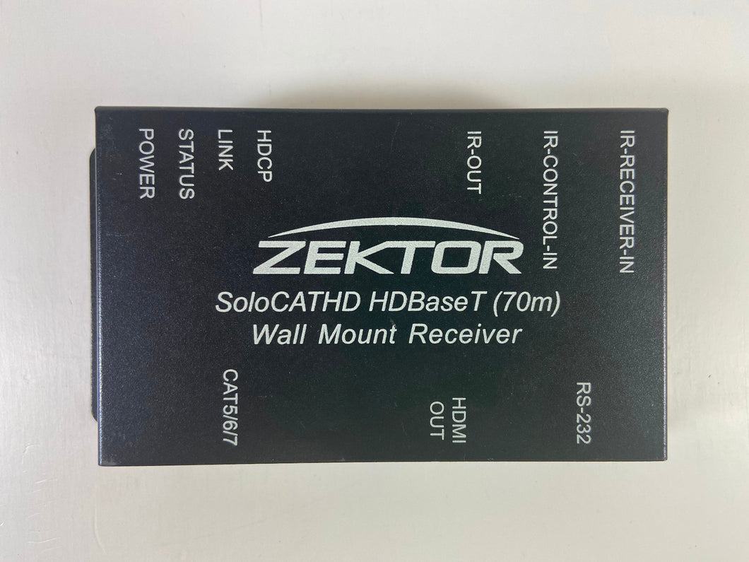 NEW! Zektor SoloCAT HDL SoloCATHD HDBaseT 70m Wall Mount Receiver