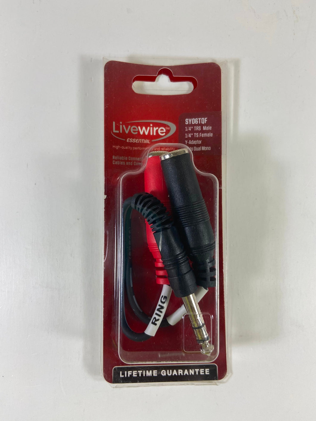 NEW! Livewire Essential Y-Adapter 1/4