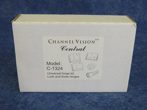 NEW! Channel Vision C-1324 Universal Hinge Kit Lock and 3 Hinges