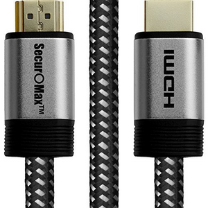 NEW! SecurOMax HDMI Cable 4K, Category 2 with Braided Cord, 10 Feet