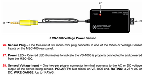 NEW! Universal Remote Control VS-100 Voltage Sensor