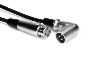 NEW! HOSA XRR-115 XLR3F to Right-Angle XLR3M Balanced Interconnect Cable 15ft
